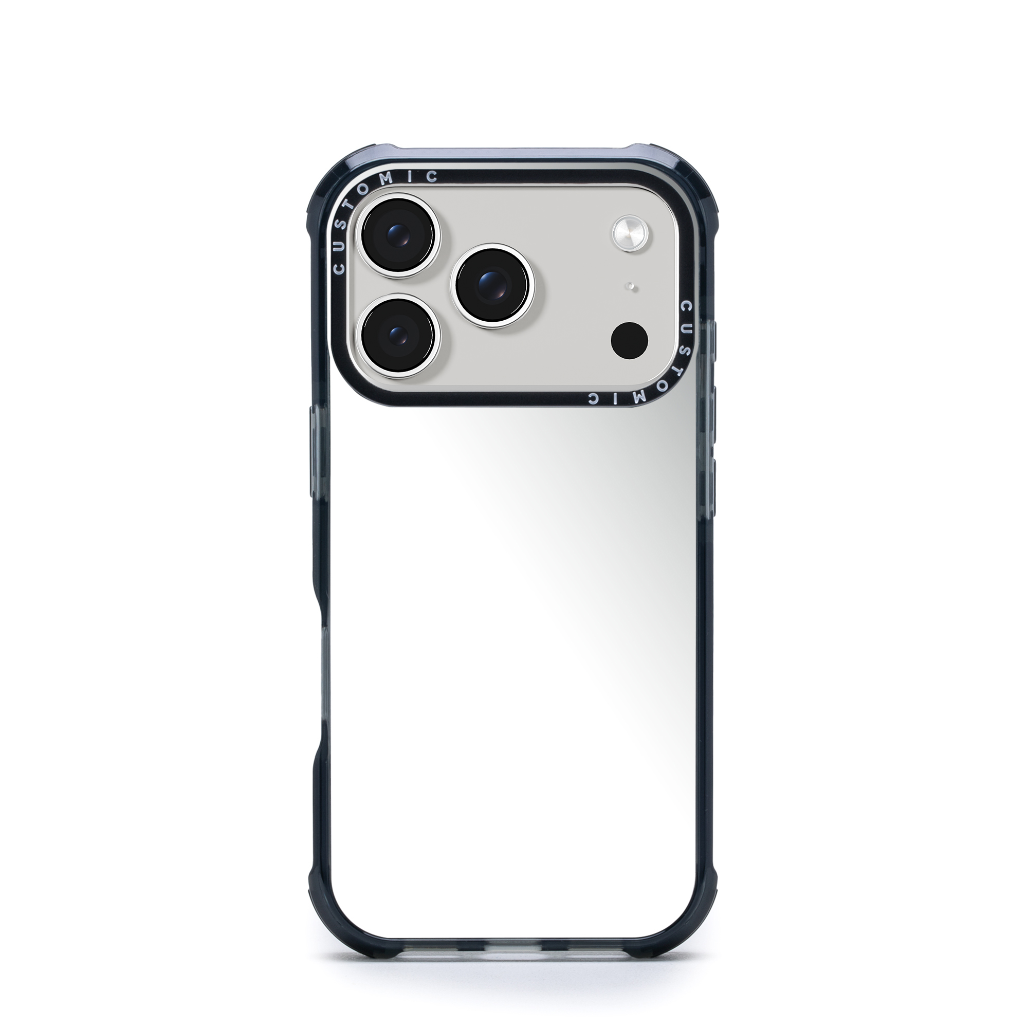 Capa iPhone 17 Pro Customic Impactor Space MagSafe Mirror Preta