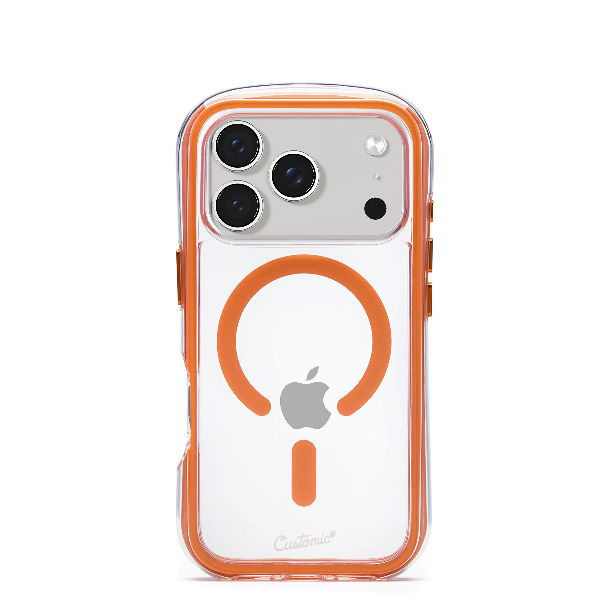 Capa iPhone 17 Pro Customic Impactor Air MagSafe Laranja Anti