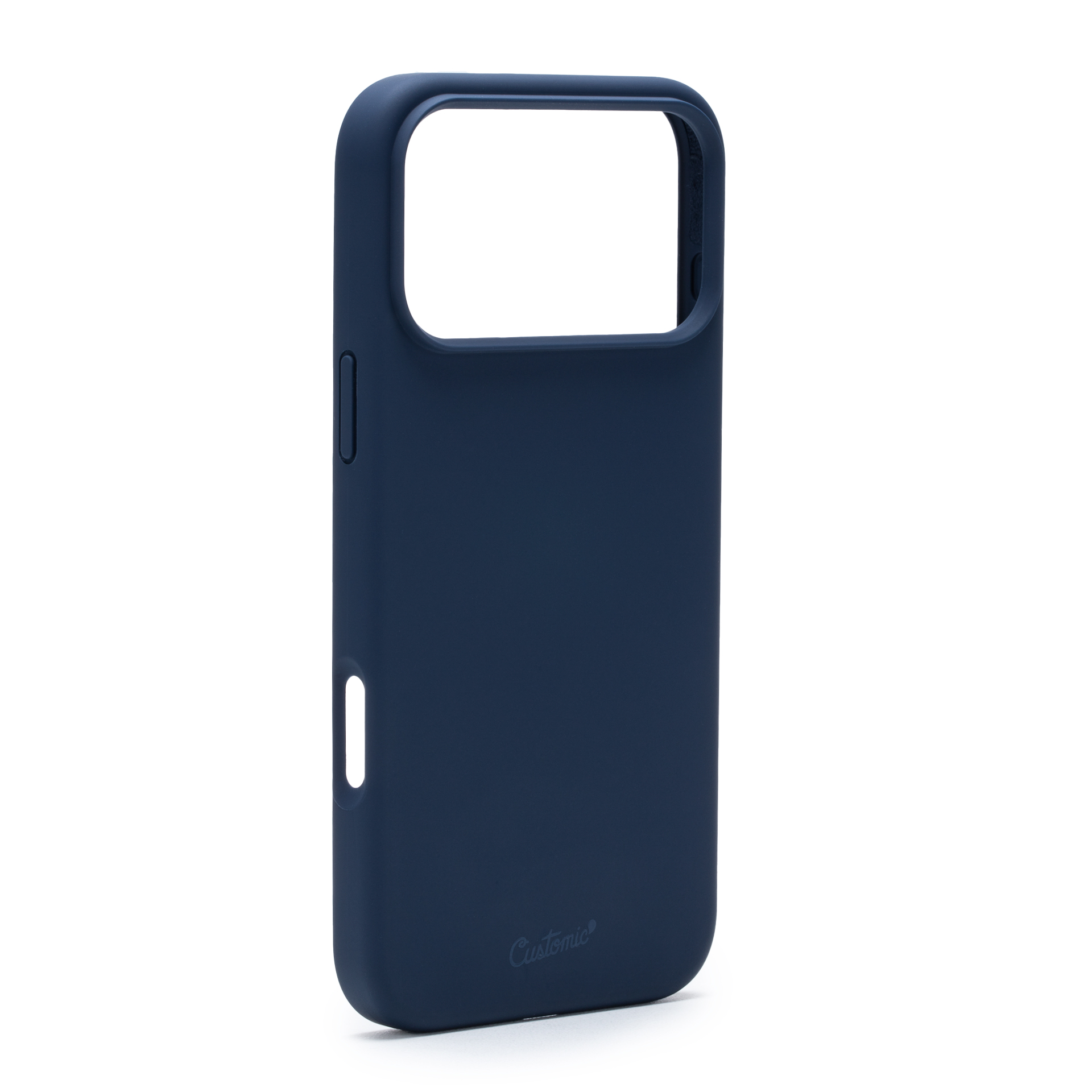 Capa iPhone 17 Pro Max Customic Liquid Silicone MagSafe Azul