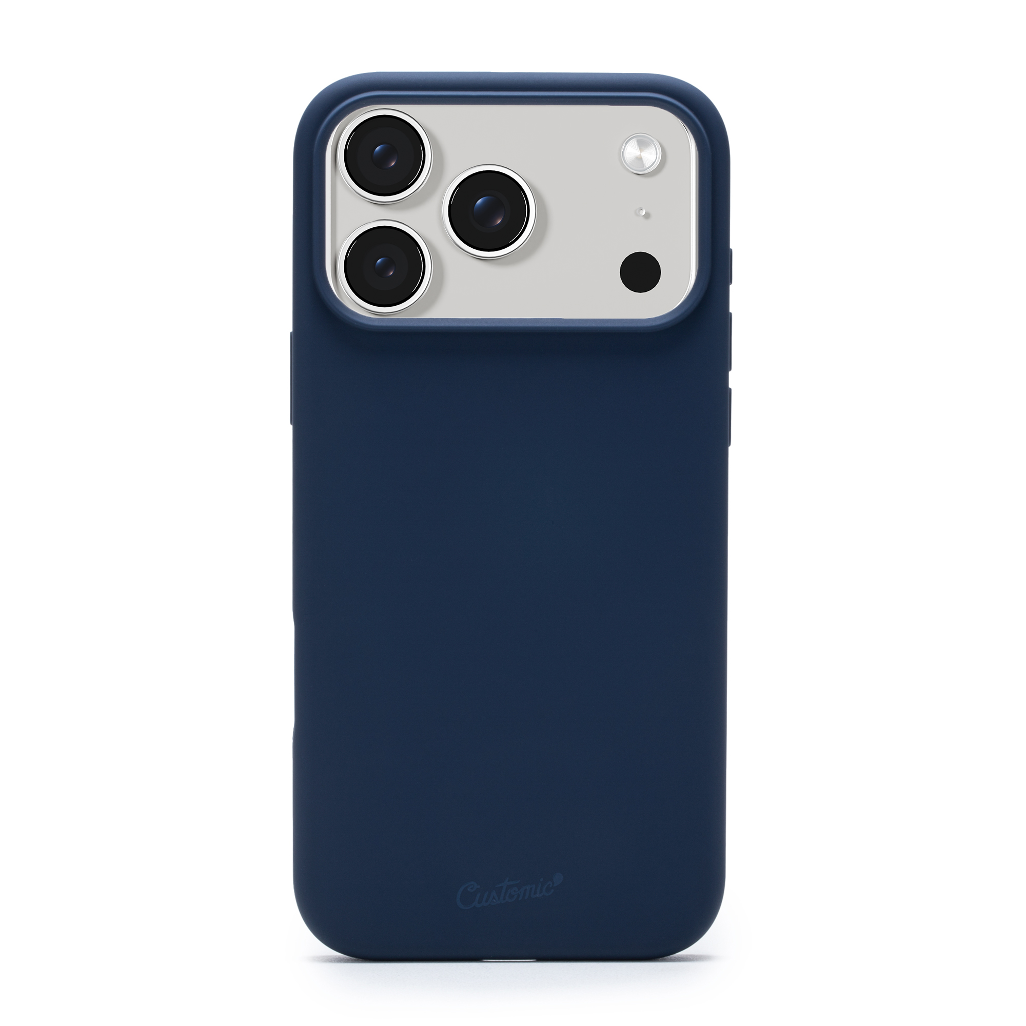 Capa Customic Liquid Silicone MagSafe Azul para iPhone 17 Pro Max