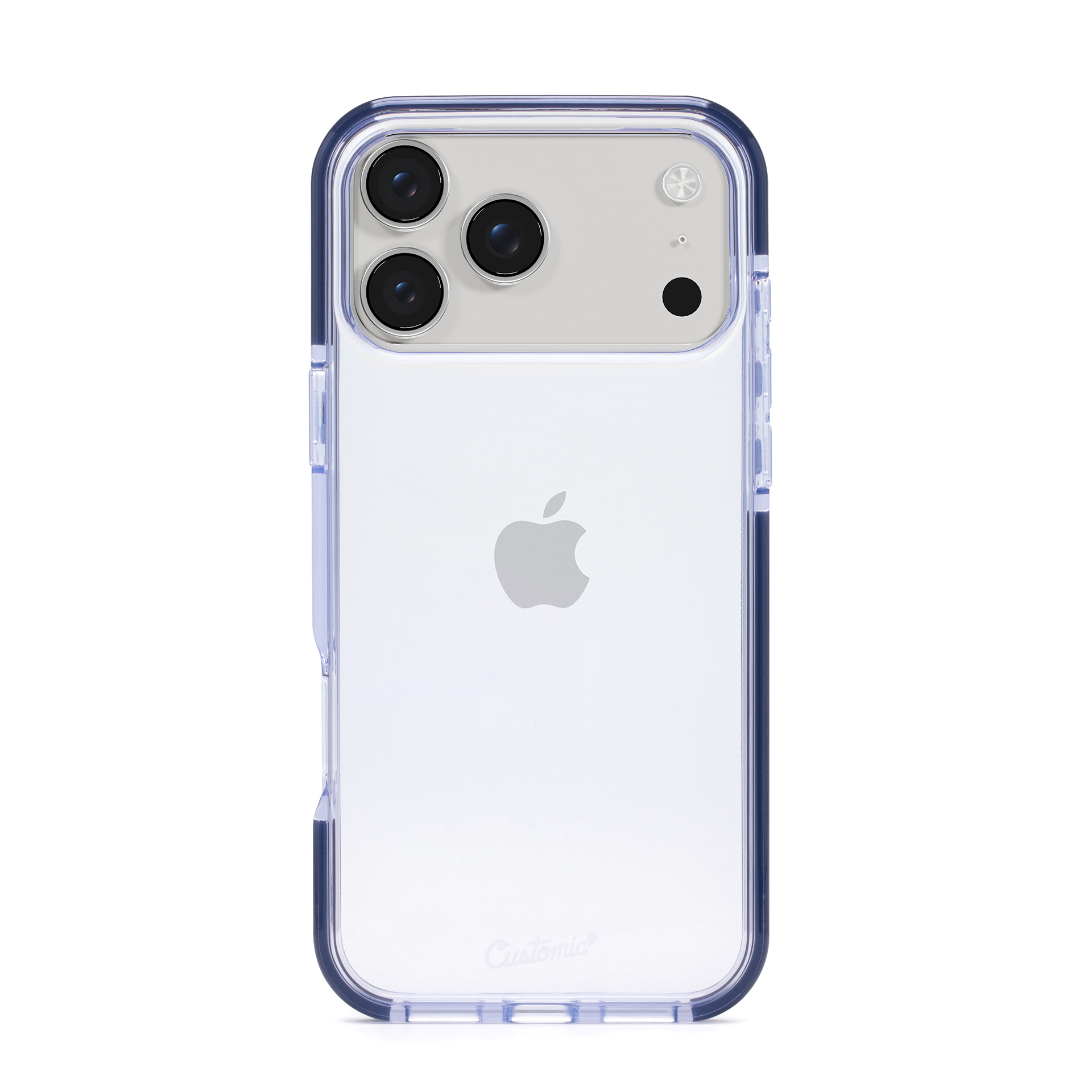 Capa Customic Impactor Flex Antibactéria Preta para iPhone 17 Pro Max